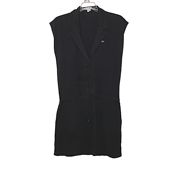Lacoste Dresses Lacoste Black Mini Cotton Dress Poshmark